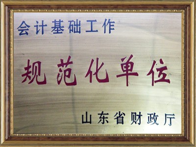 會計基礎(chǔ)工作規(guī)范化單位