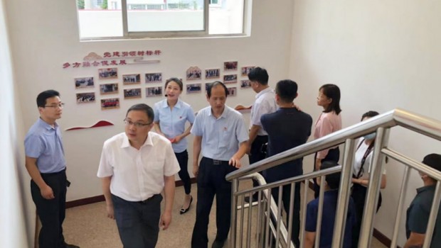 濰坊市委組織部到泰和苑黨群服務站調研紅色物業(yè)創(chuàng)建工作
